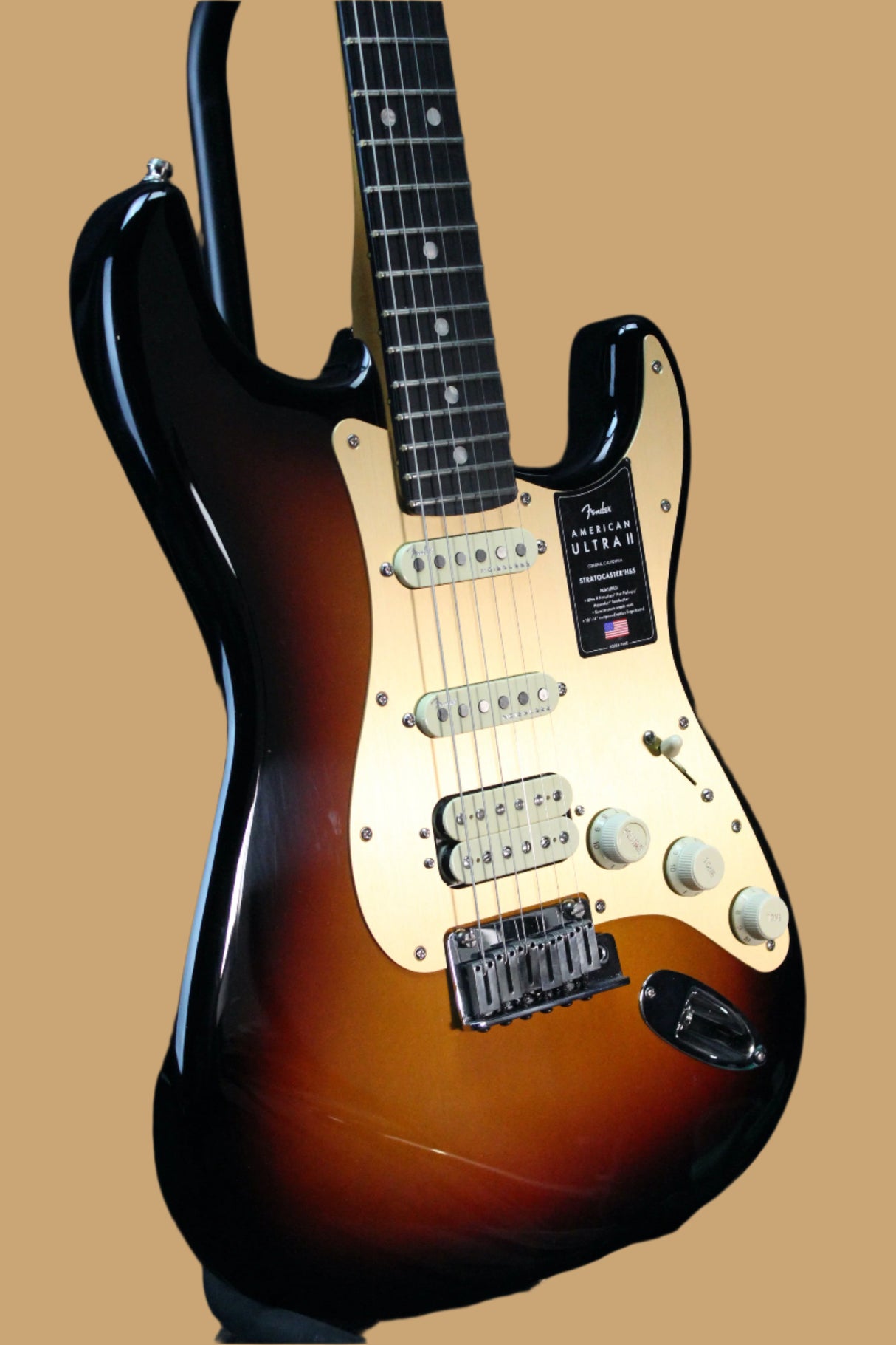 USED Fender American Ultra II Stratocaster HSS 3TSB (AVAIL022225)