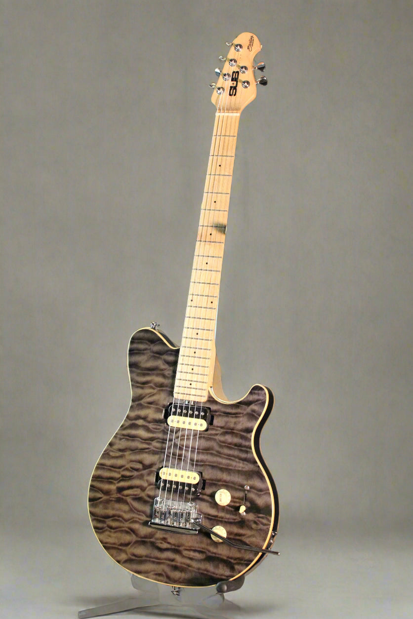 Used Sterling By Music Man Axis - Trans Black (AVAIL 012825)