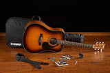 Yamaha Gigmaker Standard, 6 String Acoustic Guitar Pack - Tobacco Sunburst