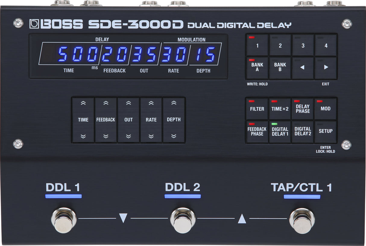 Boss SDE-3000D Dual Digital Delay Effect Pedal