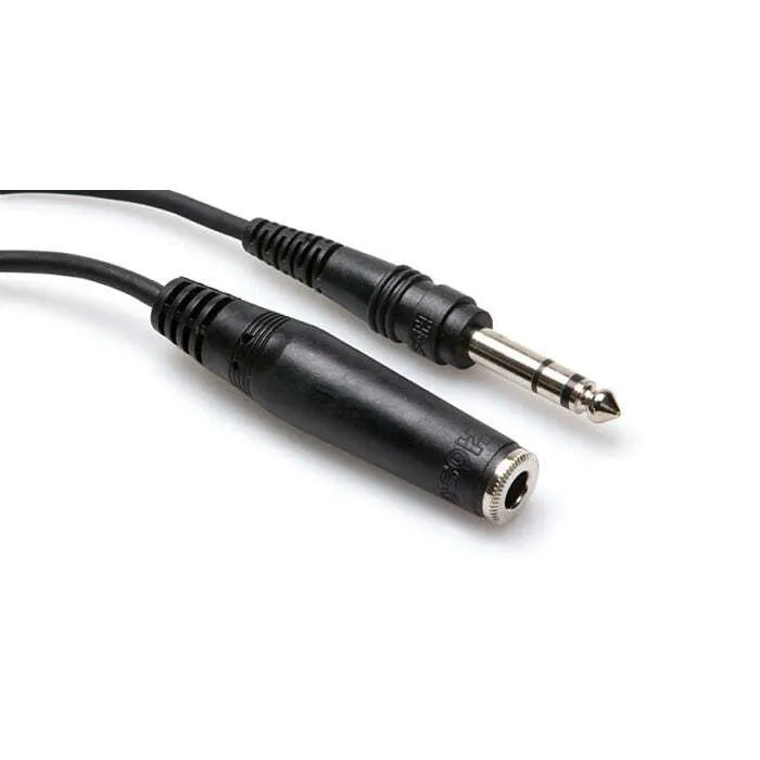 Hosa HPE-325 Headphone Extension Cable, 1/4 in TRS to 1/4 in TRS, 25 ft