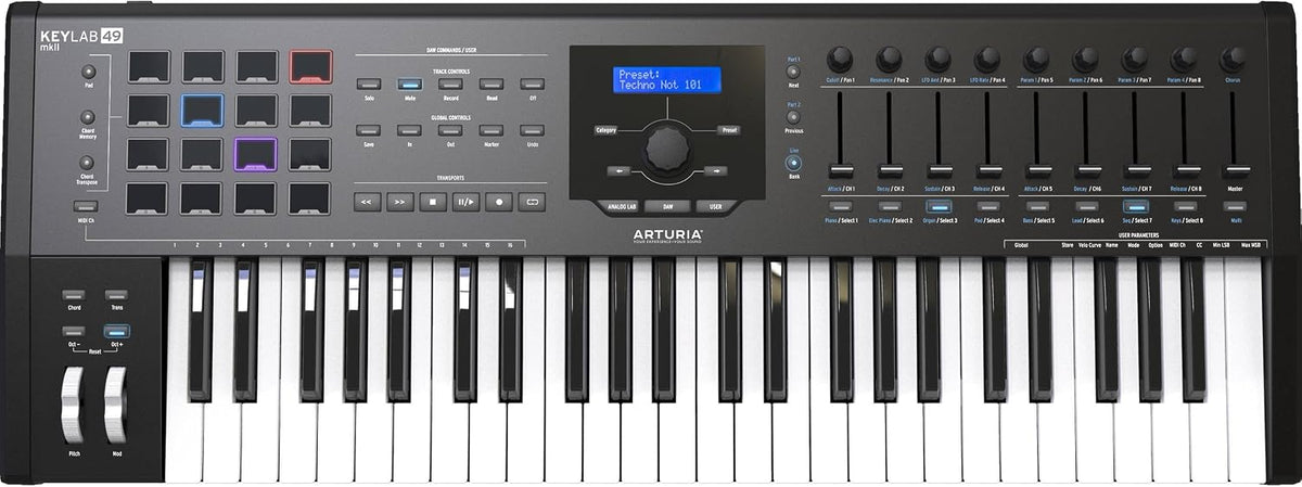 Arturia KeyLab 49 mkII 49-key Keyboard Controller - Black