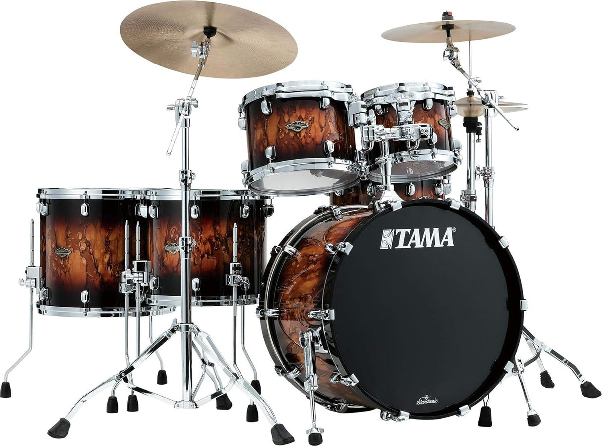 Tama Starclassic Walnut/Birch 5-piece Shell Pack - Molten Brown Burst