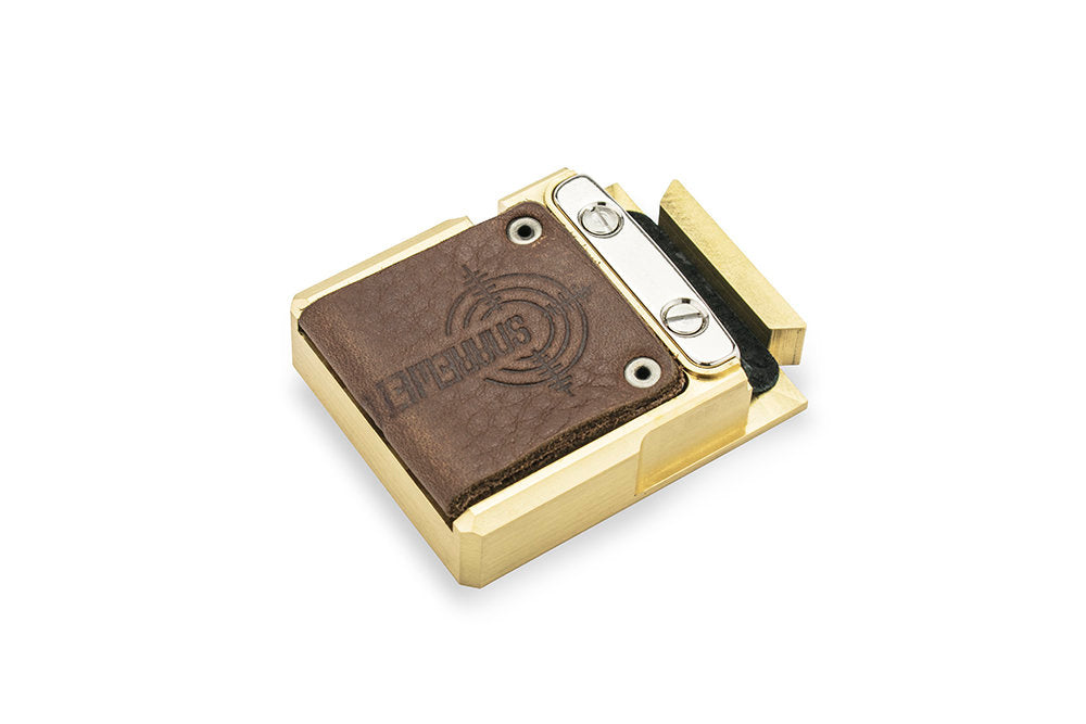 Snareweight Solid Brass #5 with Standard Leather Insert and Case
