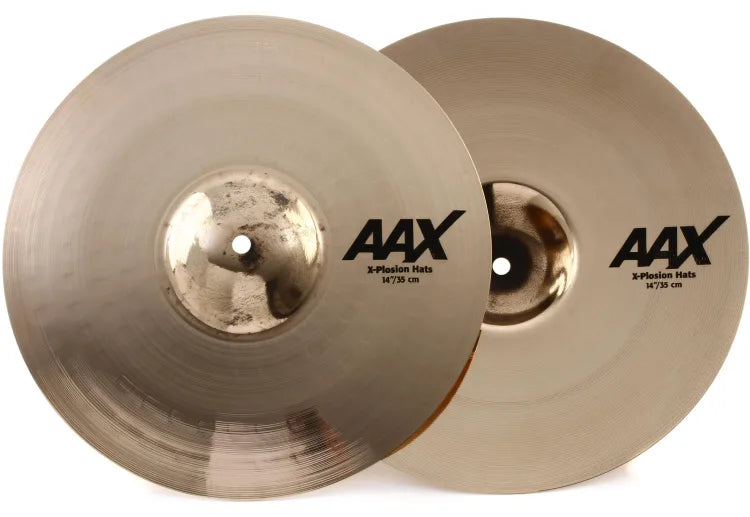 Sabian 14-inch AAX X-Plosion Hi Hat Cymbal Set