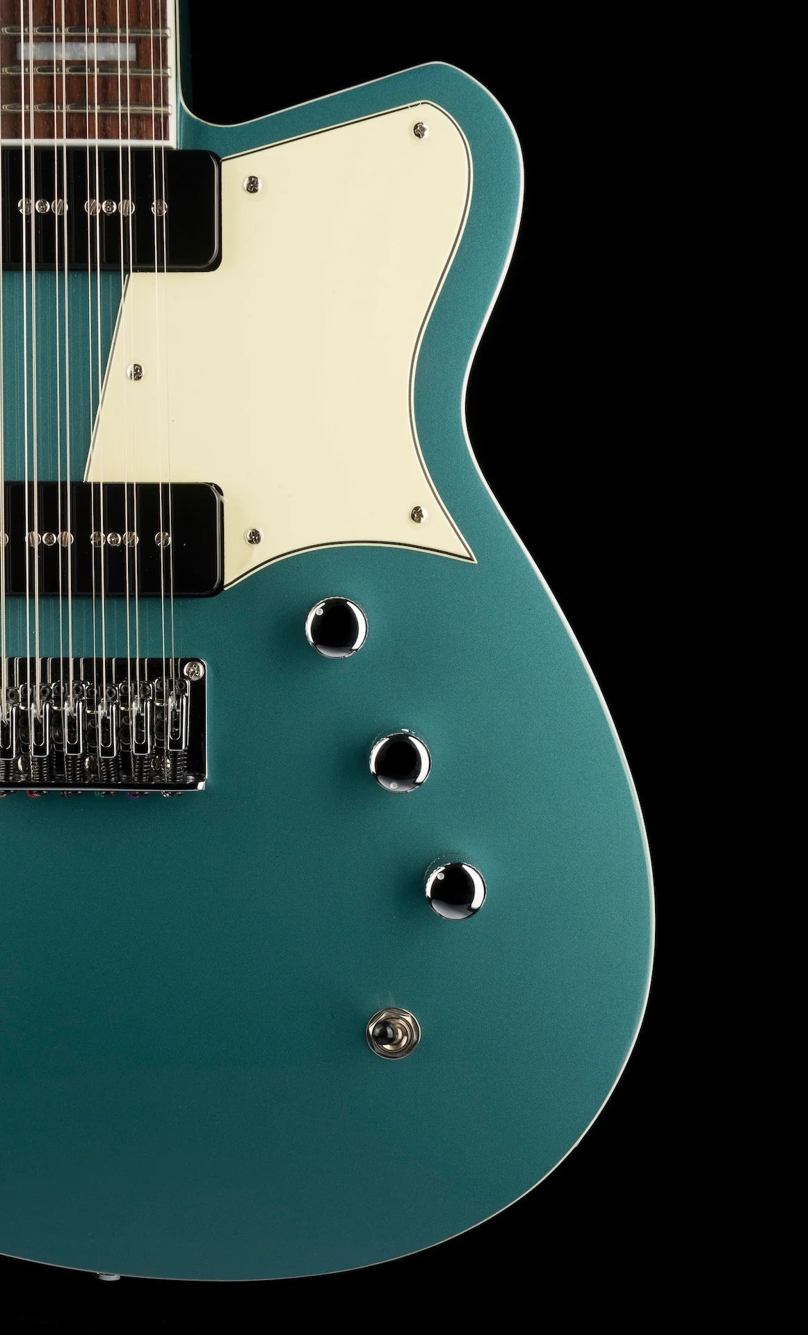 Reverend Airwave 12-string Semi-hollow Electric Guitar - Deep Sea Blue