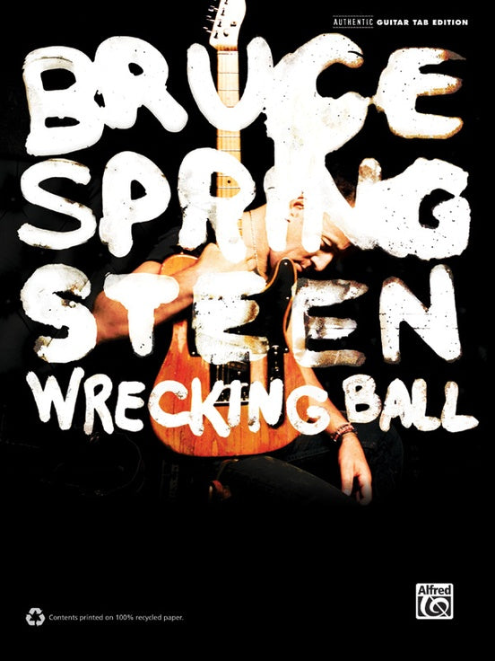 Alfred Music Bruce Springsteen Wrecking Ball Tab