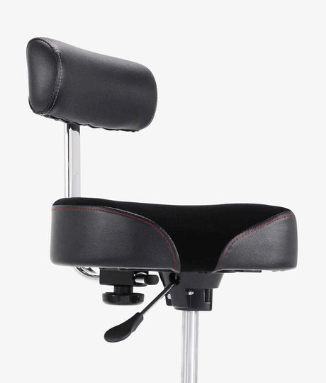 Gibraltar 9808HMB 9000 Series 16“ Hydraulic Cordura Saddle Drum Throne with Backrest