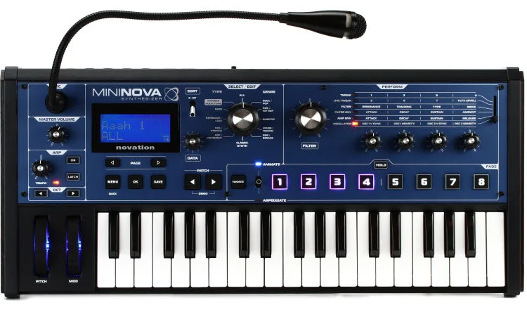 Novation Mini-Nova 37-Key Synthesizer with Vocoder