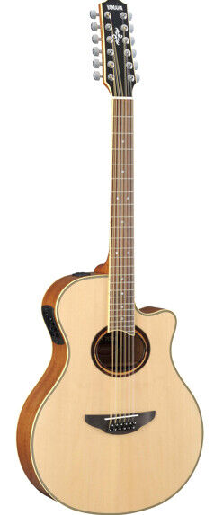 Yamaha APX700II-12 Thinline Cutaway 12-String Acoustic-Electric, NATURAL