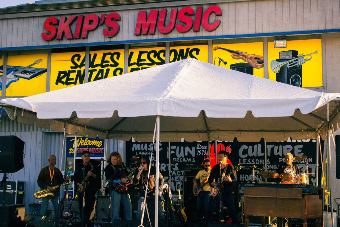 Professional backline equipment rentals