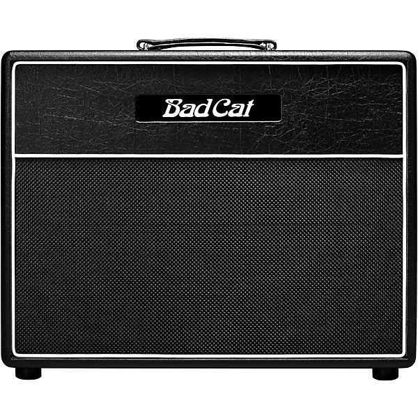 Bad Cat Cub 1x12 Extension Cabinet - Black Grille, White Piping