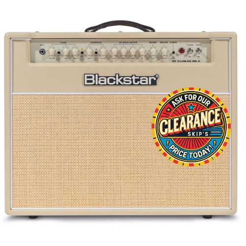 Blackstar Club 40 MKII 1x12 40w Guitar Combo Amp, Blonde