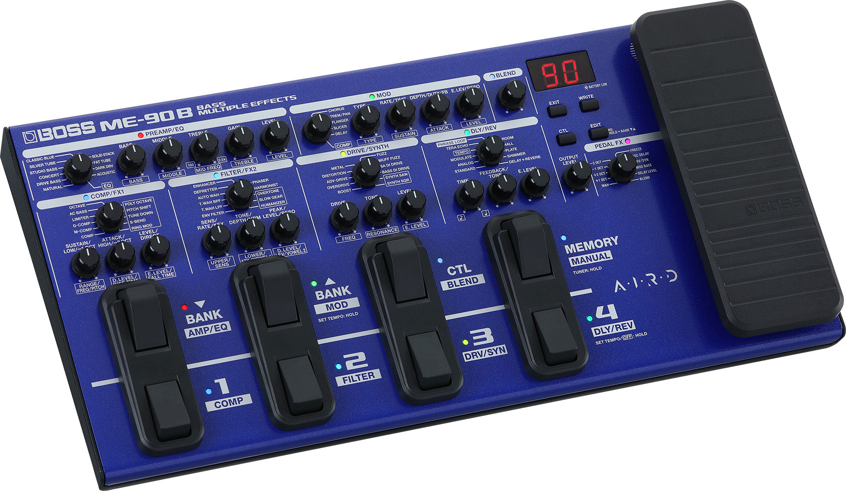 【新品未使用】BOSS ME-90B Bass Multiple Effects BOSS ME-90B Bass Multi-Effects Pedal | Music & Arts
