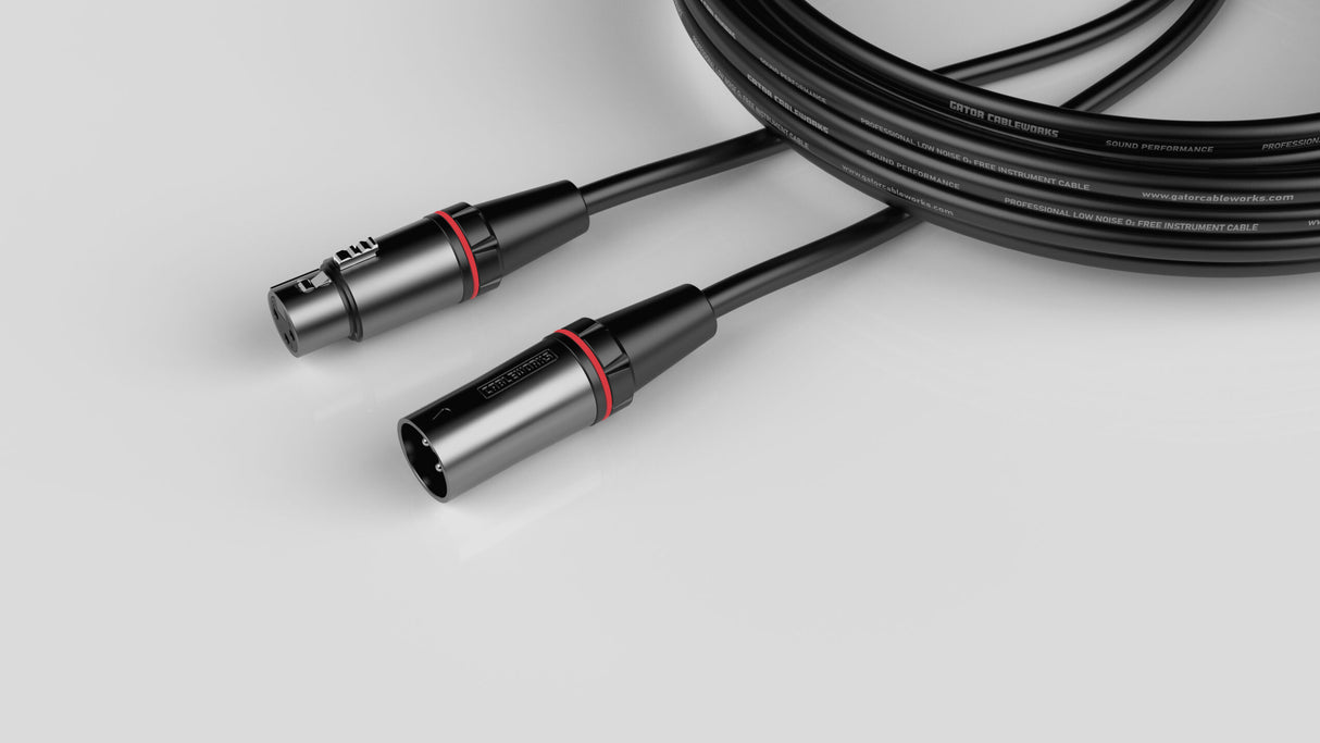 Gator 10 Foot XLR Microphone Cable - Headliner
