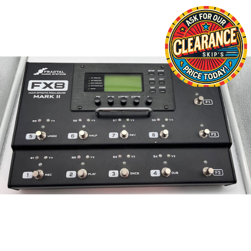 Fractal FX8 MKII Multi Effects Pedalboard – Skip's Music Fractal FX8 MKII Multi Effects Pedalboard – Skip's Music