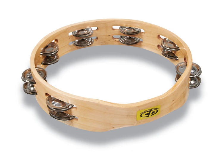 CP Double Row Tambourine Steel 10"