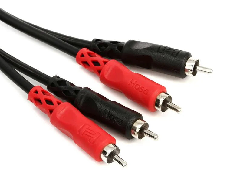 Hosa CRA-202 Stereo Interconnect Dual RCA Cable - 6.6 foot