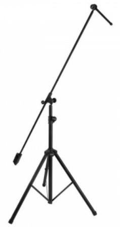 On-Stage Tripod Studio Mic Boom with 7" Mini Boom Extension