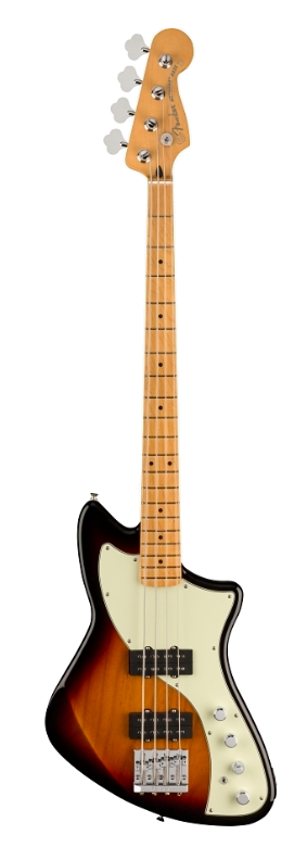 Fender Player Plus Active Meteora Bass Guitar - 3-Tone Sunburst with Maple Fingerboard