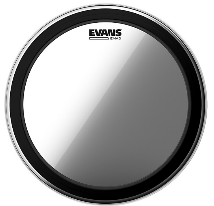 Evans EMAD 24" Clear Batter Bass Drum Head