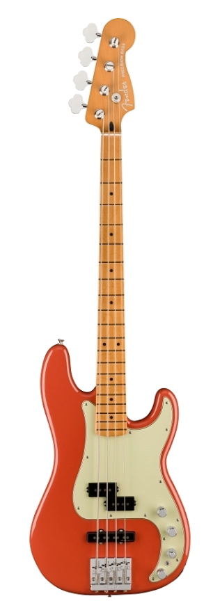 Fender Player Plus Active Precision Bass - Fiesta Red with Maple Fingerboard