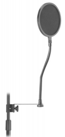 On-Stage Pop Screen 6" with Clamp and Gooseneck