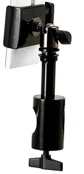 On-Stage U-Mount Grip-On Universal Device Holder with Round Clamp