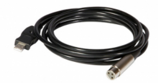 On-Stage 10' Microphone to USB Cable