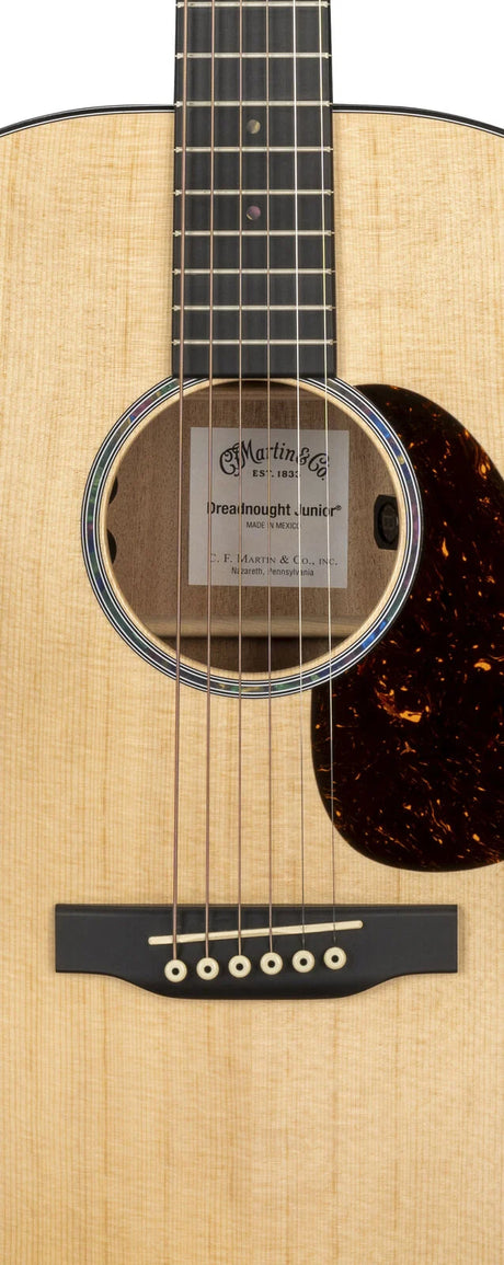 Martin D Jr-E Acoustic Electric Guitar - Natural