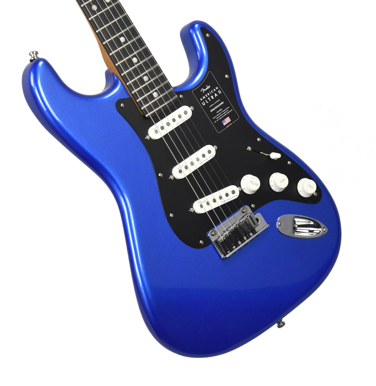 Fender American Ultra II Stratocaster, Ebony Fingerboard,  Noble Blue