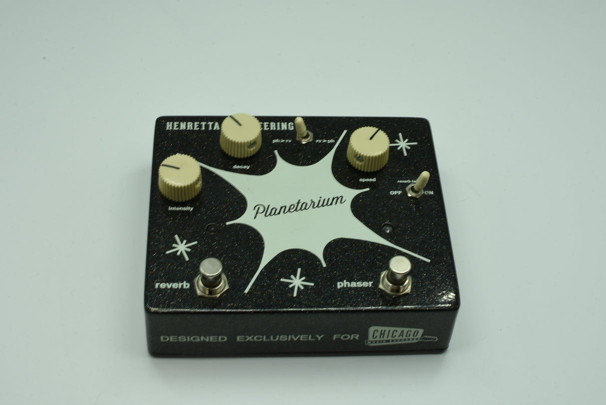 Used Henretta Engineering Planetarium Reverb and Phase Shifter Pedal