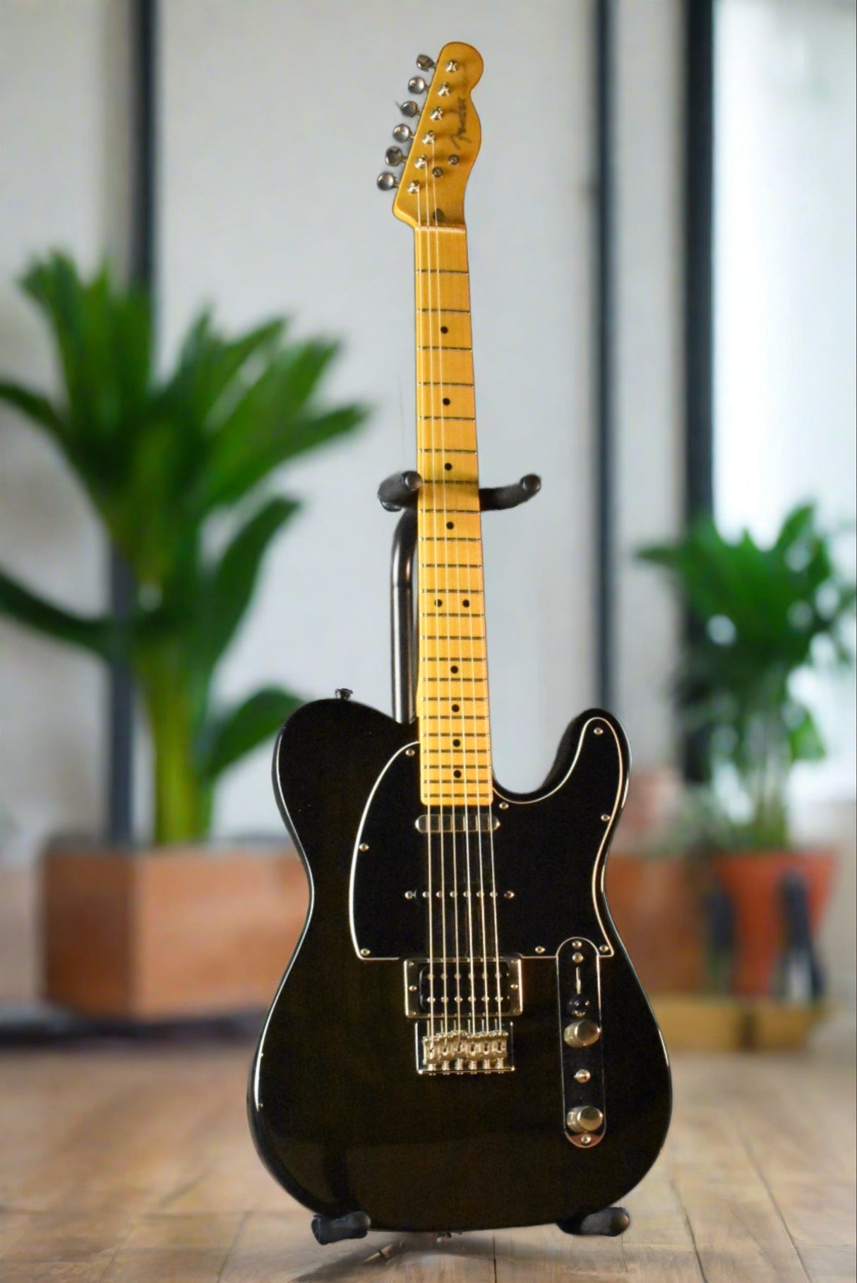 Used Fender Telecaster Modern Player Electric Guitar - Transparent Black