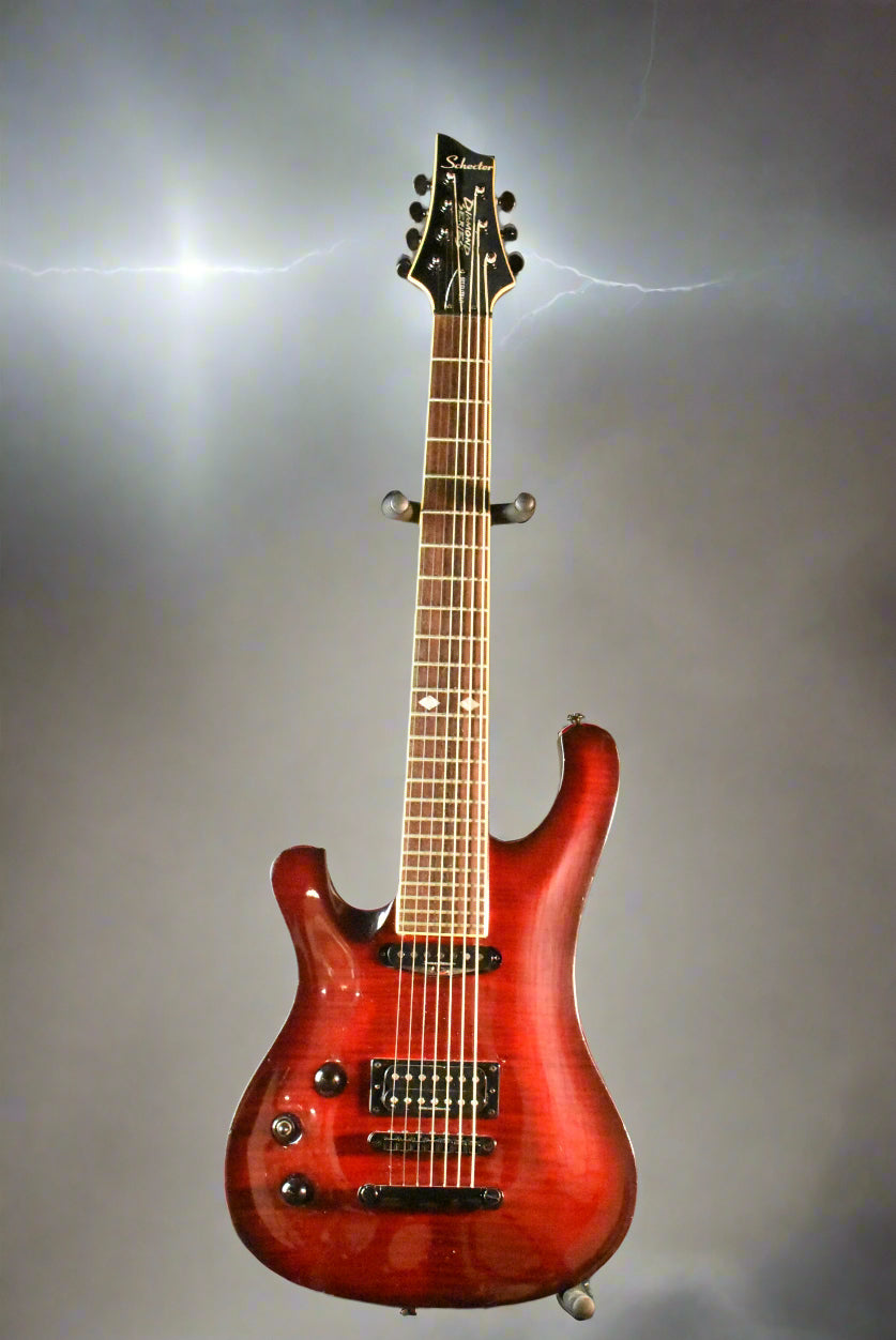 Schecter diamond series left handed top