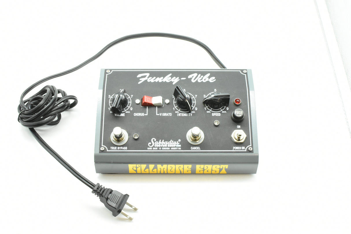 Used Sabbadius Funky-Vibe Fillmore East Pedal 112124