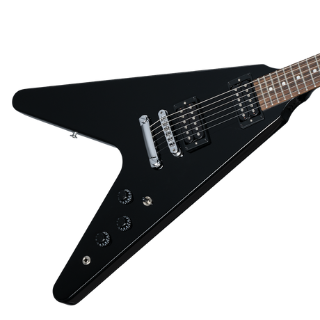 Gibson 80s Flying V Electric Guitar - Ebony