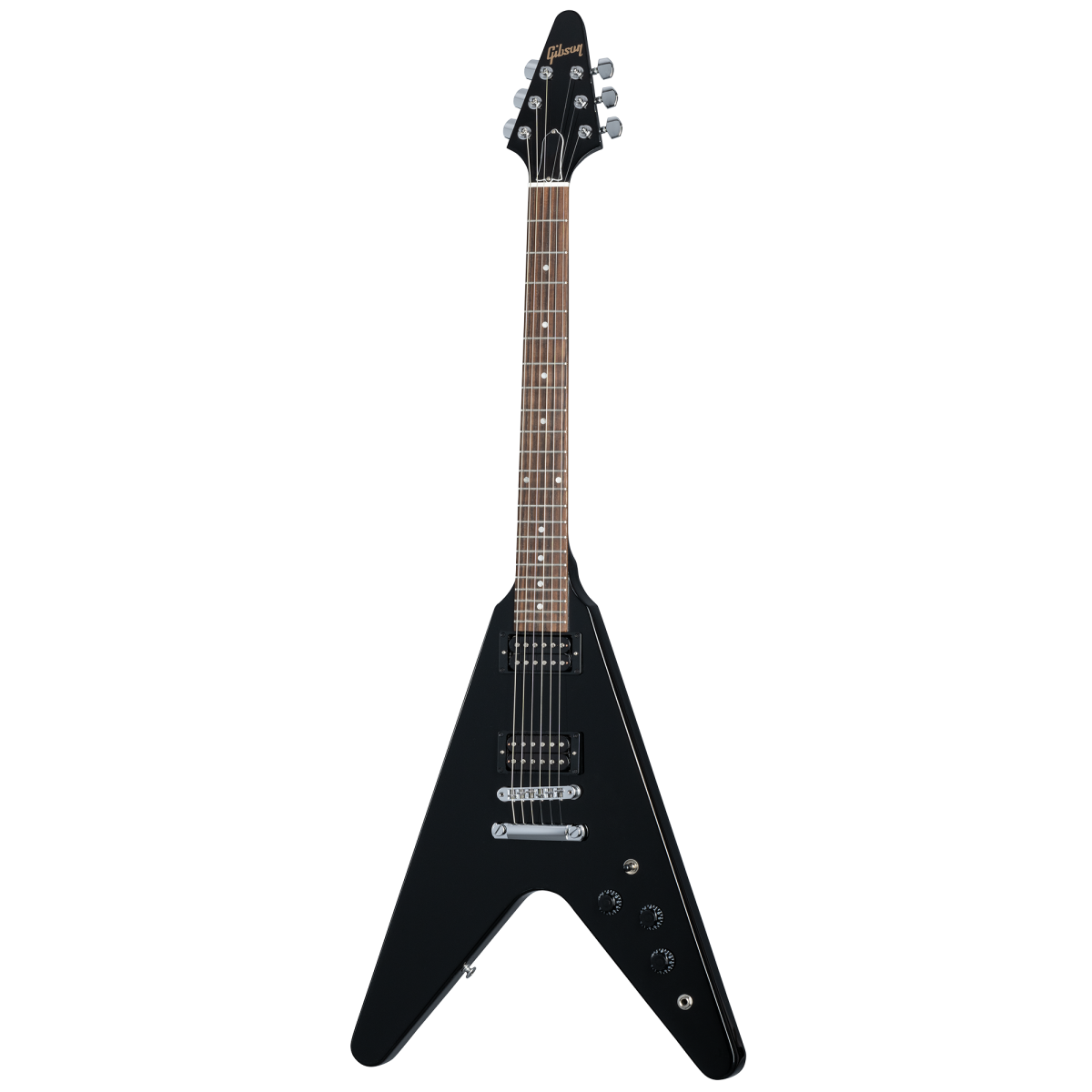 Gibson 80s Flying V Electric Guitar - Ebony – Skip's Music