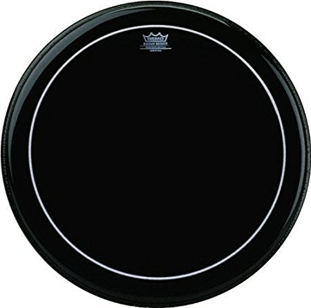 Remo Ebony Pinstripe 24" Bass Drum Head