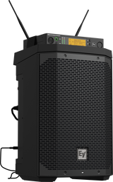 Electro-Voice EVERSE 8 Weatherized Battery-Powered Loudspeaker With Bluetooth, Black