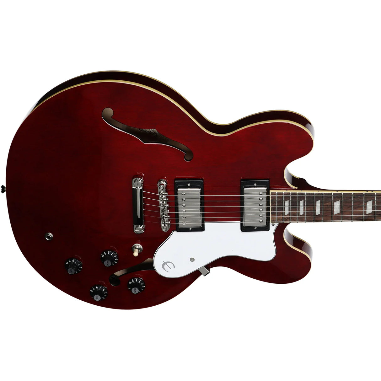 Epiphone Noel Gallagher Riviera Semi-Hollow Electric Guitar Dark Wine Red