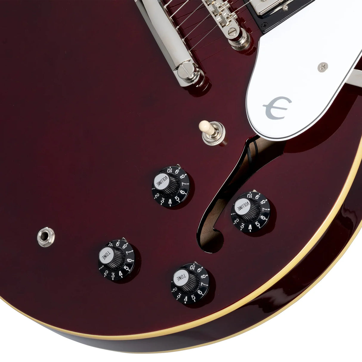 Epiphone Noel Gallagher Riviera Semi-Hollow Electric Guitar Dark Wine Red
