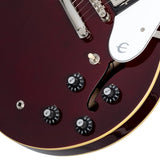 Epiphone Noel Gallagher Riviera Semi-Hollow Electric Guitar Dark Wine Red