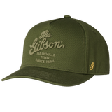 Gibson Script Logo Structured Snapback Olive
