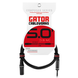 Gator 5 Foot XLR M to TRS Cable
