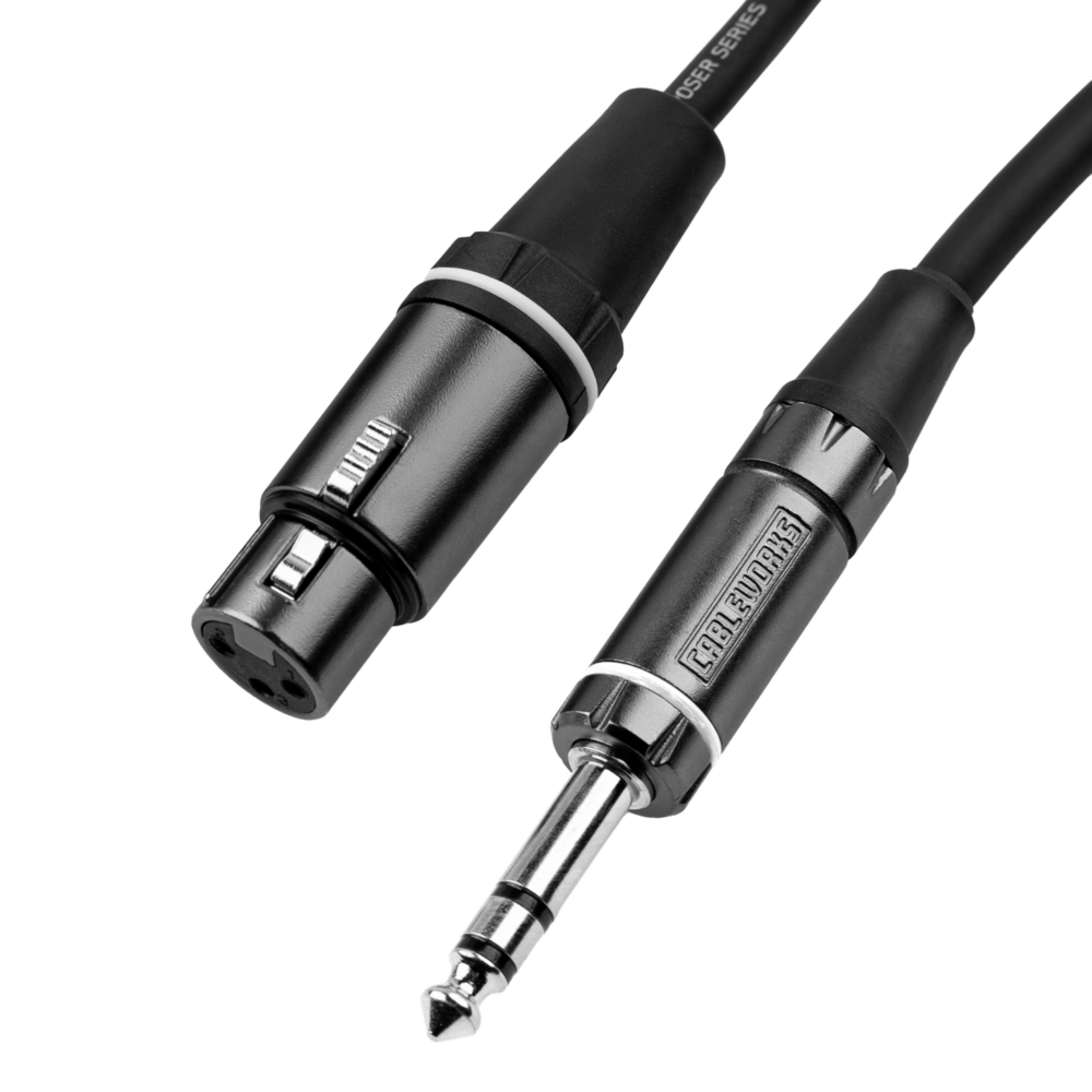 Gator 20 Foot XLR F to TRS Cable