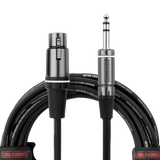 Gator 20 Foot XLR F to TRS Cable