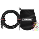 Gator 20 Foot XLR F to TRS Cable