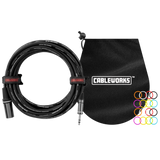 Gator 10 Foot XLR M to TRS Cable