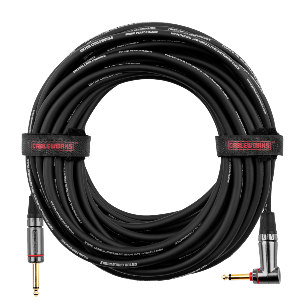 Gator 20 Foot Strt to RA Quiet Instrument Cable