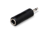 Hosa GMP-113 Adaptor, 1/4 in TS to 3.5 mm TS